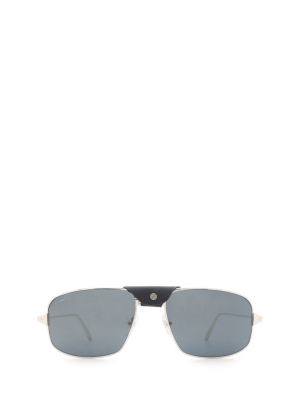 Cartier Geometric Frame Sunglasses