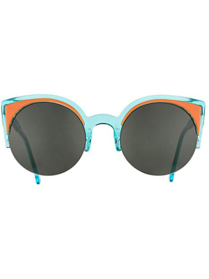 Retrosuperfuture Lucia Surface Anice Sunglasses