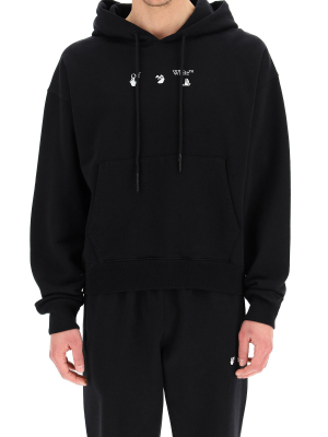 Off-white Arrows Print Drawstring Hoodie