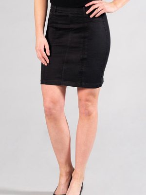 Kelly Skirt Satin Black