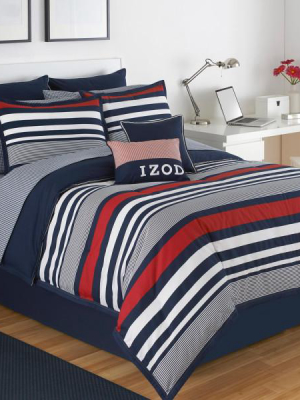 Izod Varsity Stripe Comforter Set