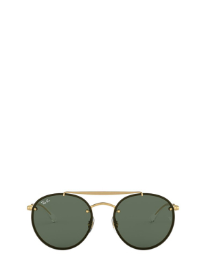 Ray-ban Blaze Round Double Bridge Sunglasses