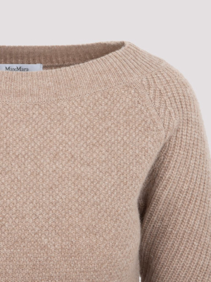 Max Mara Boat Neckline Knit Sweater