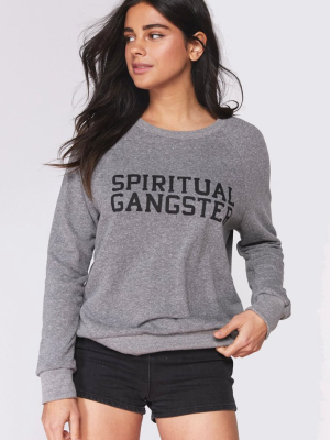 Spiritual Gangster Varsity Old School Sweatshirt