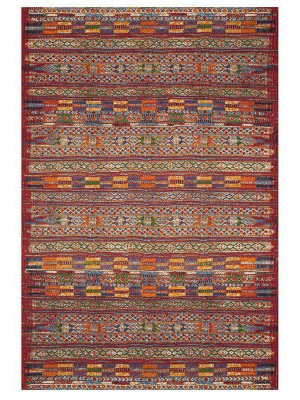 Loloi Mika Indoor/outdoor Rug - Red/multi