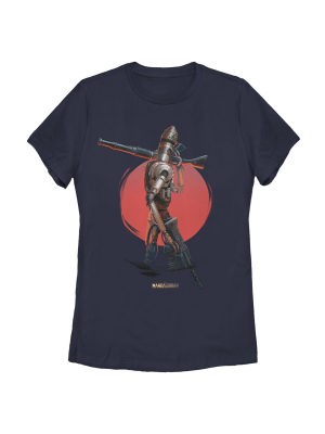 Women's Star Wars The Mandalorian Ig-11 Dusty Sunset T-shirt