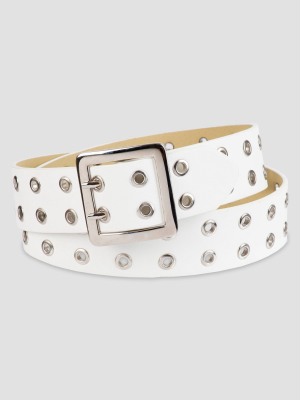 Women's Grommet Belt - Wild Fable™ White