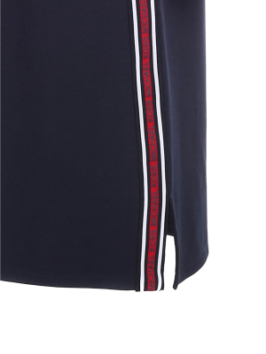 Michael Michael Kors Side-striped Polo Shirt Dress