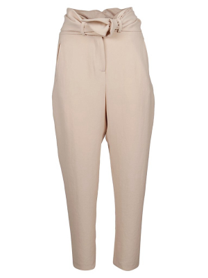 Pinko Tie-waist Cropped Pants