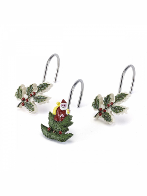 Avanti Spode Tree Red Shower Hooks Red - Red