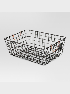 Small Wire Decorative Basket With Copper Handle - Threshold™