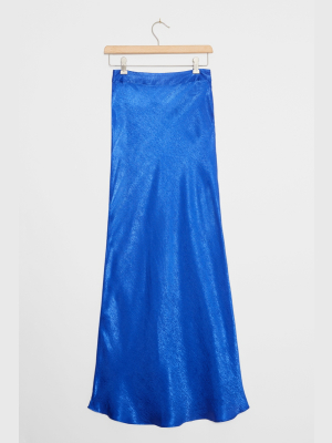 Isla Satin Maxi Skirt