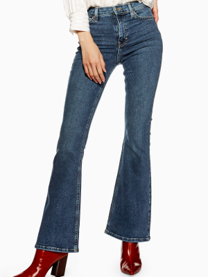 Mid Stone Flared Jamie Skinny Jeans