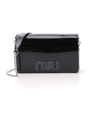 Miu Miu Logo Crossbody Bag