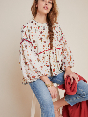 Paradise Peasant Blouse