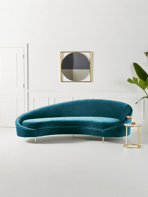 Asymmetrical Serpentine Sofa