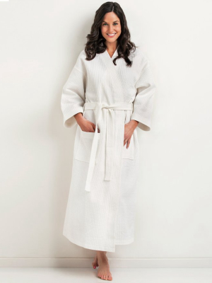 Kimono Waffle Robe Design By Turkish Towel Company
