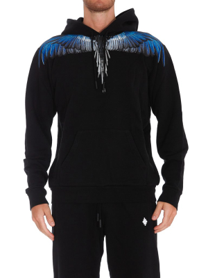 Marcelo Burlon County Of Milan Wings Print Hoodie