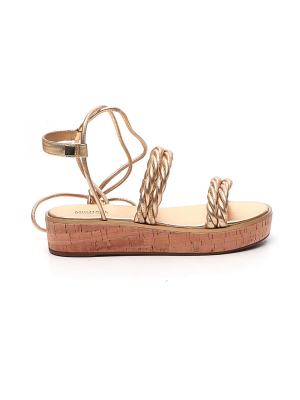 Michael Michael Kors Marina Woven Lace-up Sandals