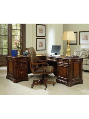 Brookhaven Left Pedestal Desk