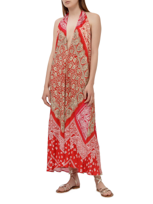 Polo Ralph Lauren Paisley Print Maxi Dress