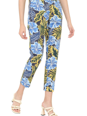 Weekend Max Mara Okra Printed Trousers