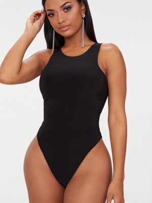 Shape Black Sleeveless Slinky Bodysuit