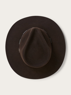 Stetson 4X Llano Wool Felt in Black - With Hat Box