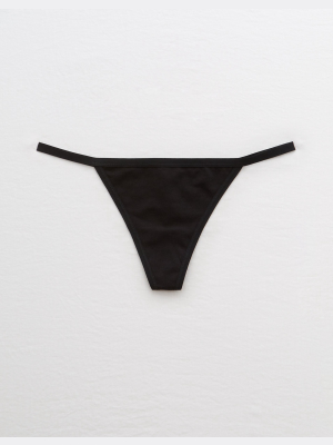 Aerie Cotton String Thong Underwear