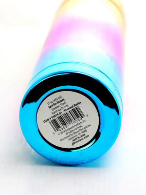 Mr. Coffee Javelin Maura 15 Oz Stainless Steel Thermal Bottle In Rainbow Effect