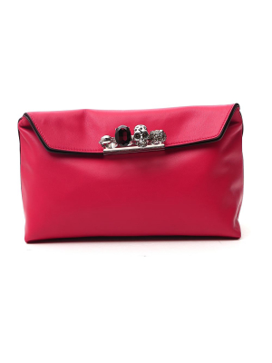 Alexander Mcqueen Four-ring Clutch Bag