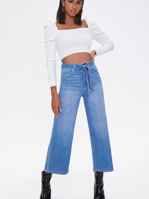 Recycled Capri Jeans