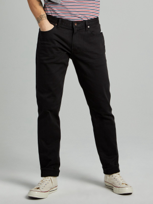 Slim Fit 5-pocket Chino In Faded Black