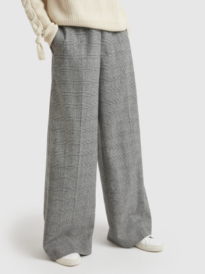 Wide-leg Trousers