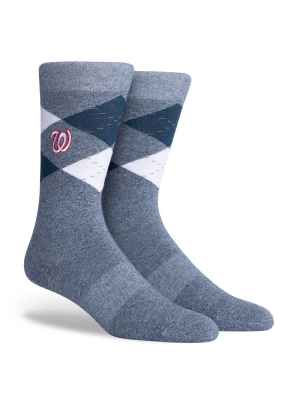 Mlb Washington Nationals Case Dress Socks