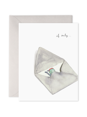 If Only Envelope Trip Miss You Card - Ef