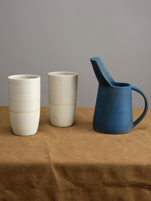 Blue Water Pitcher