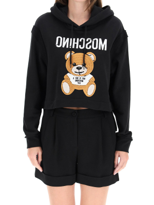 Moschino Teddy Drawstring Hoodie