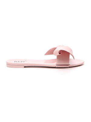 Redvalentino Bow Flat Sandals