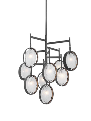 Maxin Dark Bronze 9 Light Chandelier