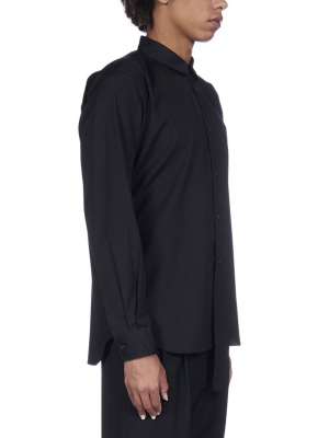 Comme Des Garçons Homme Plus Draped Button-placket Shirt