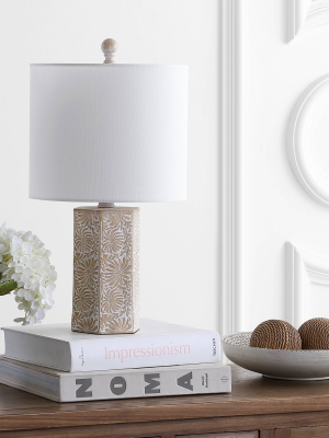 Eliseo Table Lamp (includes Led Light Bulb) Beige - Safavieh