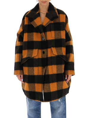 Mm6 Maison Margiela Checkered Oversized Jacket