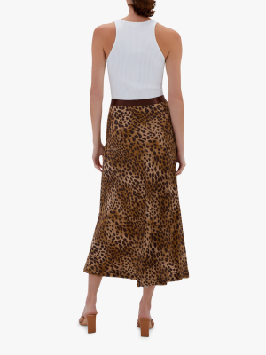 Sylvia Silk Slip Skirt