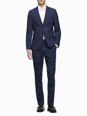 Skinny Fit Pinstripe Suit Pants