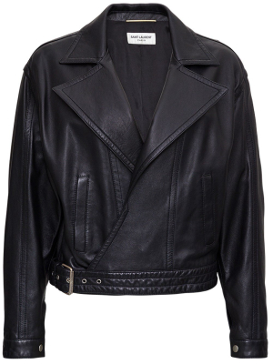 Saint Laurent Leather Biker Jacket