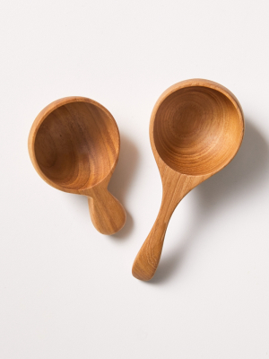 Teak Wood Coffee Scoop