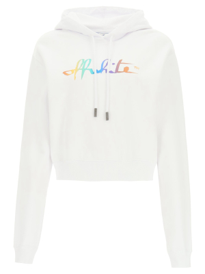 Off-white Rainbow Logo Hoodie