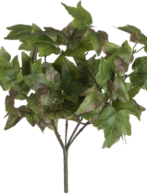 Vickerman 13" Artificial Green Ivy Bush.