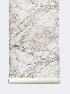 Marble Wallpaper In Grey And White